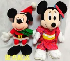 ミッキー&ミニー ぬいぐるみ 1996 disney