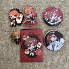 ツイステッドワンダーランド エース 缶バッジ キーホルダー シール バッジ