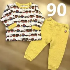 UNIQLO ユニクロ　キルト　パジャマ　90 ミッフィー　長袖