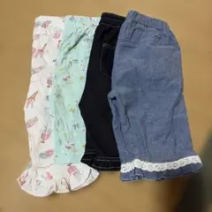 キッズ 春夏 七分丈半ズボン まとめ売り　ポケットあり