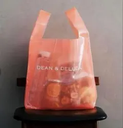 数量限定　DEAN & DELUCA メッシュショッピングバッグ コーラル