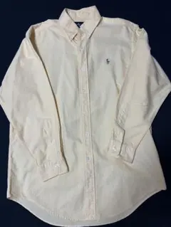 Ralph Lauren メンズ　シャツ　イエロー　ボタンダウンシャツ　長袖