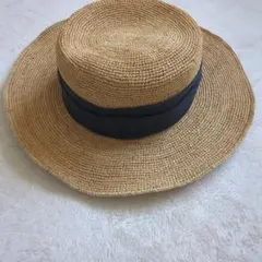 RUBEN ルーベン　リネンダブルリボン　ラフィアハットのサムネイル