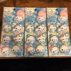 【新品未開封】ぷくぷくあわわちゃん　もっちりシール　3セット