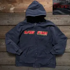USA製　90s　VANS　オールドスケート　ヘビーウェイト　ジップパーカー　L