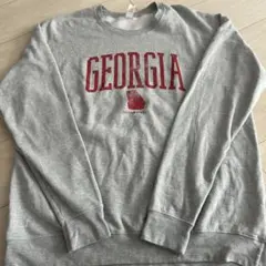 tultexジョージア大学 カレッジ スウェット トレーナー グレー