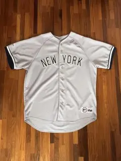 NEW YORK Yankeesヤンキース ユニフォーム デレク•ジター グレー