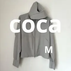 【未着用】coca コカ UVカットドルマンパーカーM GREIGEのサムネイル