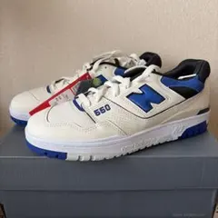 新品未使用タグ付きNew Balance 550 ホワイト/ブルー　27.5cm