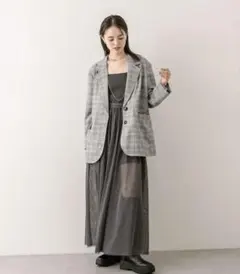 mysticダークグレー キャミワンピース