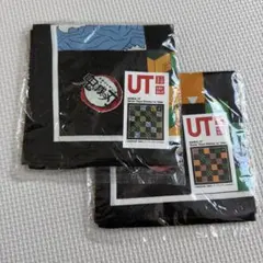 UNIQLO 鬼滅の刃 ハンカ2枚セット