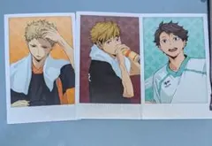 ハイキュー　極楽湯　ポラロイド　月島・宮侑・及川