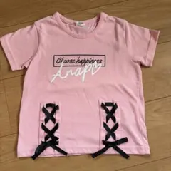 アナップキッズ　ANAP Tシャツ　ピンク　リボン　半袖　110のサムネイル