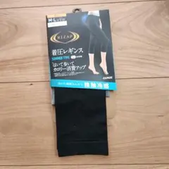 RIZAP　着圧レギンス　接触冷感　7分丈　ブラック　M-Lサイズ