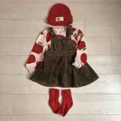 りんごトレーナー　ジャンスカ　110㎝　西松屋　ブランシェス　RADCHAP