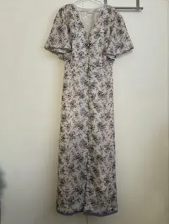 【春ワンピ破格‼︎】マッシュマッシュ　花柄ロングワンピース