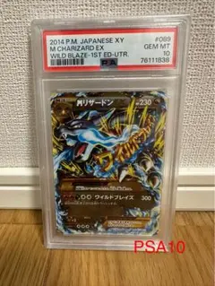 M リザードンex psa10 ワイルドブレイズ- MリザードンEX PSA10 XY2 ワイルドブレイズの通販 ゆん