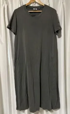 UNIQLO エアリズム 半袖シャツワンピース Lサイズ