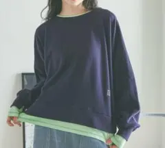 【新品】niko and...⭐︎レイヤーライクスウェットプルオーバー