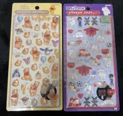 ボンボンドロップシール くまのプーさん ベイマックス 2種セット 正規品のサムネイル
