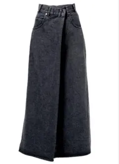 新品未使用STUNNING LUREスタニングルアーロングデニムスカート黒