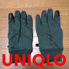さ*☆様 UNIQLO グリーン 手袋 フリーサイズ