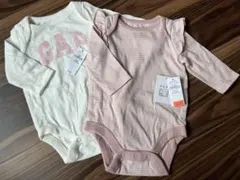 新品未使用GAPbaby ロンパースセット 50-60 女の子 ベビー服