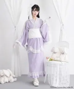 お嬢様パールレースフリル浴衣 ピンク M Deat My Love お嬢様パールレースフリル浴衣 ピンク M Deat My Love - メルカリ