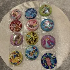 ディズニー　刺繍缶バッチ　12個セット　匿名配送