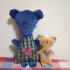 年始SALE11日まで☆新作くまぬいぐるみ１点　くまバックチャームおまけ付き