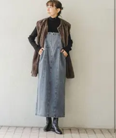 URBAN RESARCH ITEMS デニムキャミワンピ