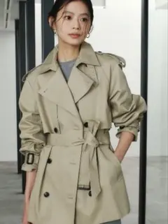herlipto Meline Short Trench Coat - メルカリ