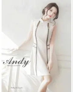 Andy ミニドレス ベージュ S