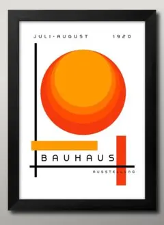 16043■A3アートポスター『バウハウス』絵画 イラスト マット