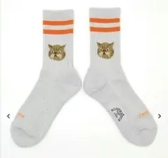 ROSTERSOX ソックス 猫 CAT ソックスRS-490 ライン入り S