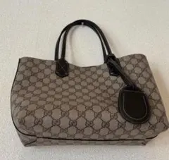 GUCCI グッチ GGスプリーム リバーシブル トート 黒 ハンドル交換済