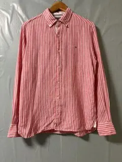 TOMMY HILFIGER プレミアムリネンストライプシャツのサムネイル
