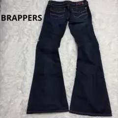 ブラッパーズ ブーツカット デニム ダークブルー フレアデニム パンツ y2k