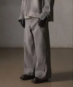 GRANCY ZipDesign バギーデニムパンツ Mサイズ