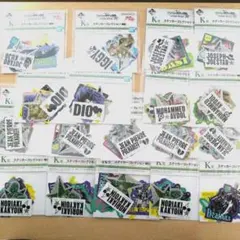 一番くじジョジョの奇妙な冒険　K賞・ステッカーコレクション　18点