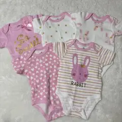 女の子ロンパースセット 5枚組60〜70サイズ