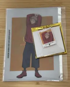 呪術廻戦カフェ　2025 渋谷事変　虎杖悠仁　予約特典　クリアファイル　アクキー