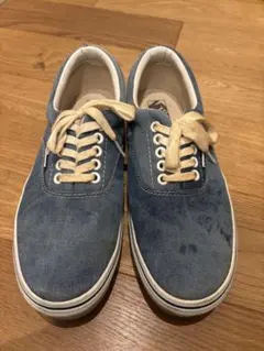 使用回数1回VANS Authentic スエード ライトブルー スニーカー - メルカリ