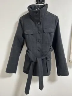 H&M グレー ダッフルコート