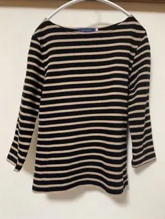 Spick and Span ボートネックストライプトップス 38