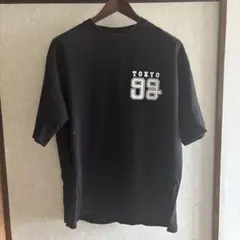 TOKYO 9gプリント Tシャツ 黒