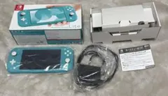 ジャンク品 Nintendo Switch Lite 本体 ターコイズ 箱付き