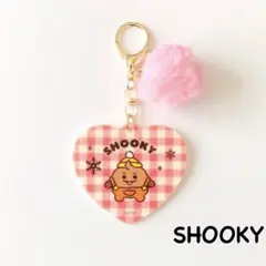 BT21 ファミマ限定 ポンポンつき アクリルキーホルダー　SHOOKY