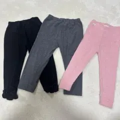ユニクロ　Zara ベビーズボン　レギンス　90cm 3点セット