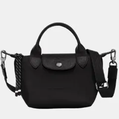 新品タグ付☆42900円 ロンシャン ルプリアージュ エナジー バッグ XS 黒